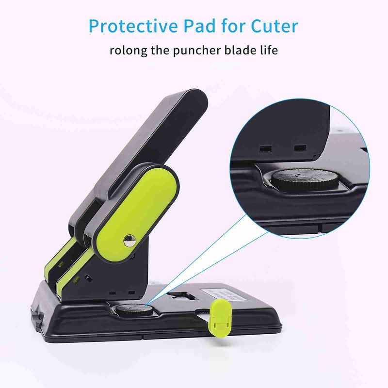 Hole Puncher Adjustable Spacing Metal Structure Double Hole Punch for