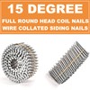 BHTOP 3600 Count Siding Nails, 15-Degree 1-1/4 Inch *.092 Wire