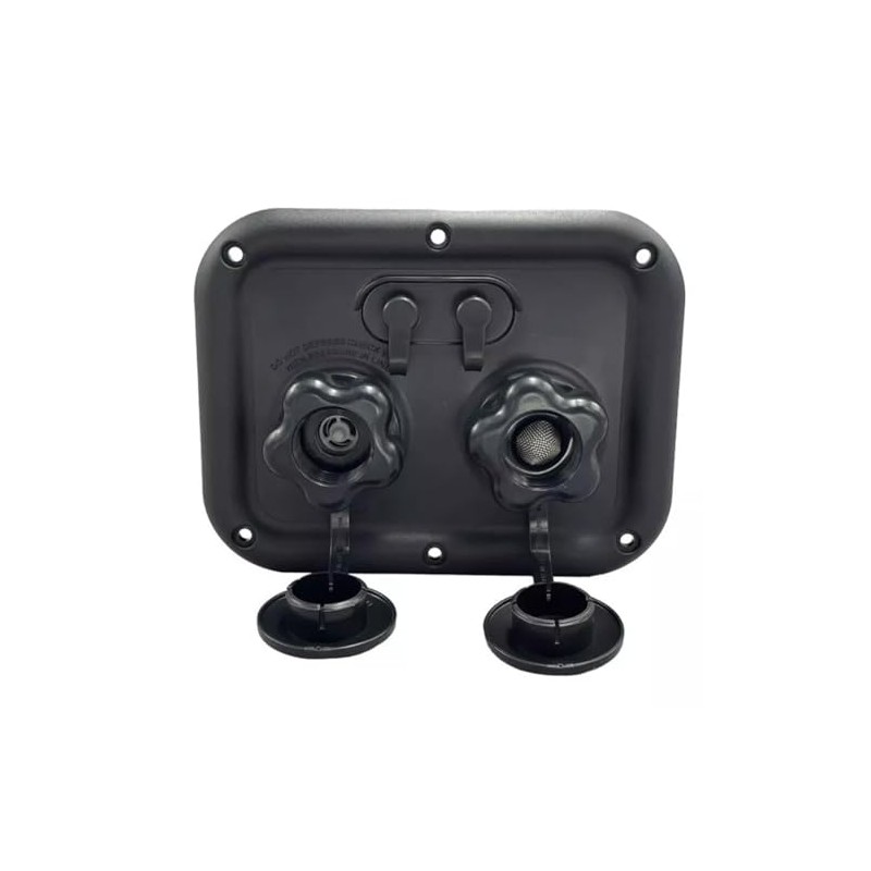 TECHVALET City Fill Tank Flush 2 Coax Black RV Camper