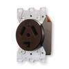 HUBBELL HBL9350 AC Receptacle NEMA 10-30 Female Black 125/250 Volt 30 Amp