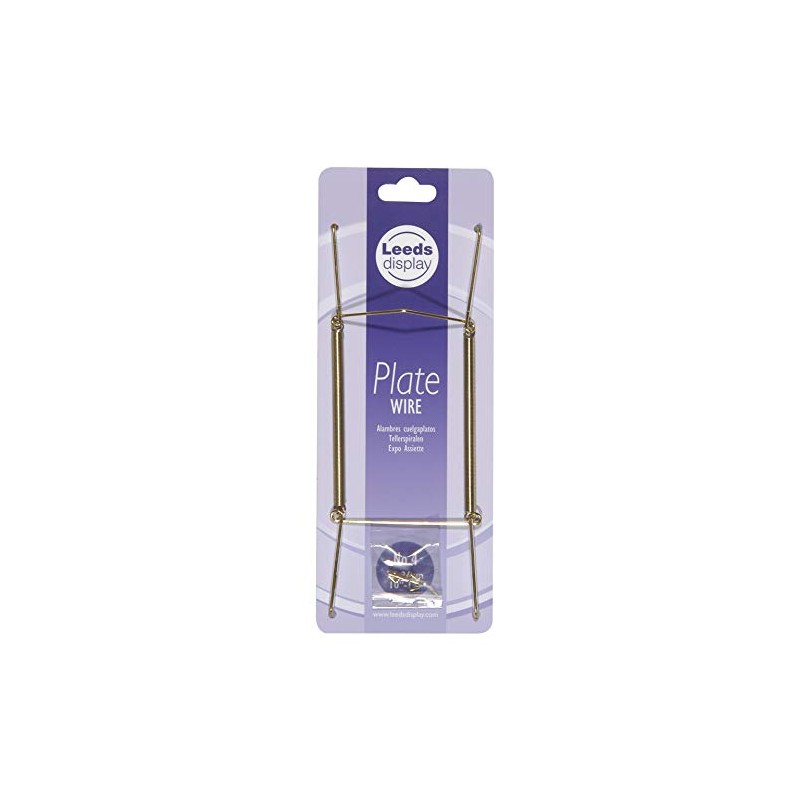 Leeds Display : PW40BL : Wire Plate Hanger No.4 :
