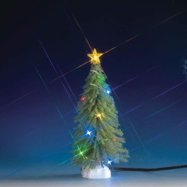 Multi Light Spruce Tree - 7.5 Inch