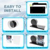 Card Archiver Hockey Puck Display Case, Acrylic Ball Ring &