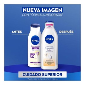 NIVEA Crema Corporal Humectante Protección Solar (400 ml), con Vitamina E y Aloe, Protección UV Fps15, 48 horas de Humectación Profunda para Todo Tipo
