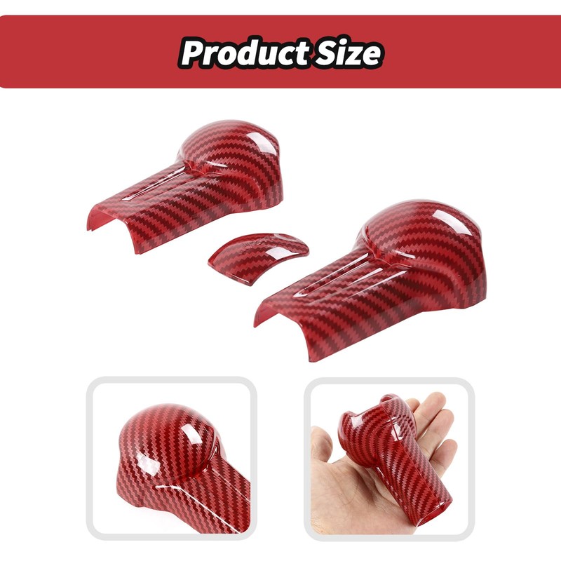 JeCar Gear Shift Knob Cover Trim for Ford Mustang 2015