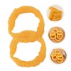 KOMBIUDA 10Pcs Realistic Faux Squid Rings Simulation Food Decoration for