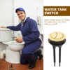 Angoily 2pcs Dual Push Flushing Button for Water Tank Round