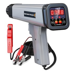 KZYEE KT60 Luz de sincronización digital con tacómetro y ángulo de avance, pistola de luz de encendido inductivo automotriz de 12 V para...