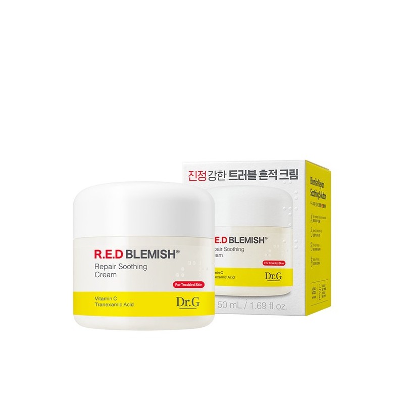 Dr.G Red Blemish Scar Soothing Cream 50mL / 닥터지 레드