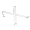 Laptop Stand Aluminum Alloy Silver Foldable Design Regulable Height Heat