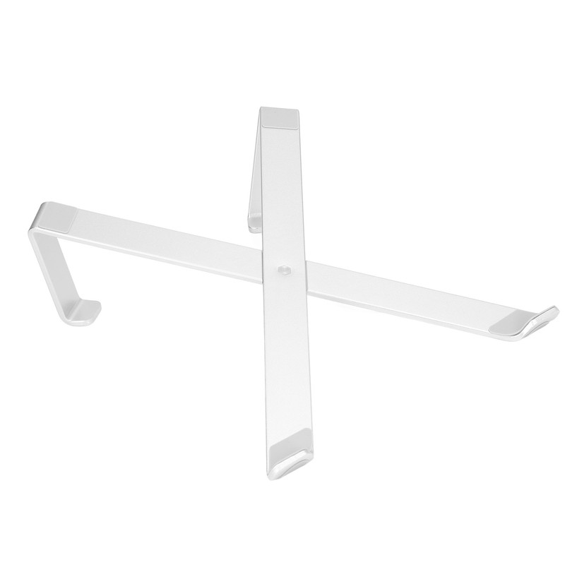 Laptop Stand Aluminum Alloy Silver Foldable Design Regulable Height Heat