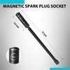 DURATECH 14mm Swivel Magnetic Spark Plug Socket, 1MM Thin Wall