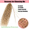 Goddess Locs Crochet Hair 7 Packs Bohemian Faux Locs Pre-Looped