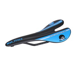 Carbon Fiber Road Mountain Bike Saddle Super Light 95g +/- Blue Matt