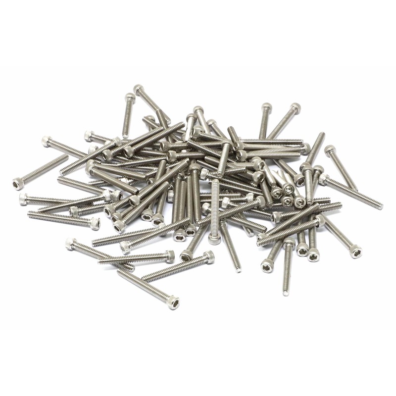 iexcell 100 Pcs #4-40 x 1 Stainless Steel 304 Hex