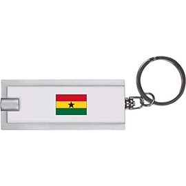 Azeeda 'Ghana Flag' Keyring LED Torch (KT00015132)