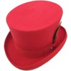 AB Hats Hand Made 100% Wool Satin Lined Top Hat
