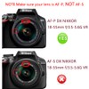 55mm Multi-Coated UV Protective Filter & Lens Cap Compatible for