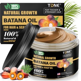 Organic Honduras Batana Oil by Dr Sebi : 100% Raw and Pure Hair Oil for Hair Care - Unrefined Natural Hair Mask for Women and Men (120G)