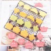 Orapink Crown Cookie Cutter-8 Pieces Plastic Prince King Queen Princess