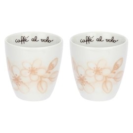 THUN - Set 2 caffeini - porcellana - Collezione Bomboniera - 50 ml - Ø 6 cm, 6.1 cm h