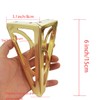 Hyever 6 Inch Gold Furniture Legs Heavy Duty Metal Furniture