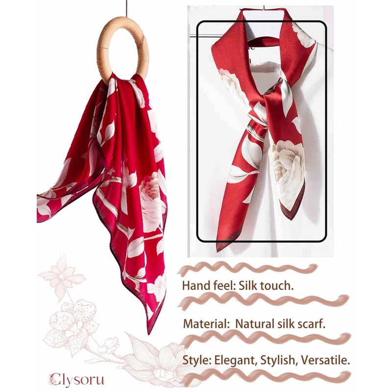 Clysoru Scarfs For Women Vibrant Colors Scarves Lightweight And Silky