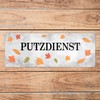 Cleaning Service or Cleaning Service Completed Reversible Sign with Cord