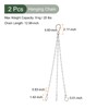 YOKIVE 2 Pcs Load Capacity Chain Hanging Chain Hanging Chain