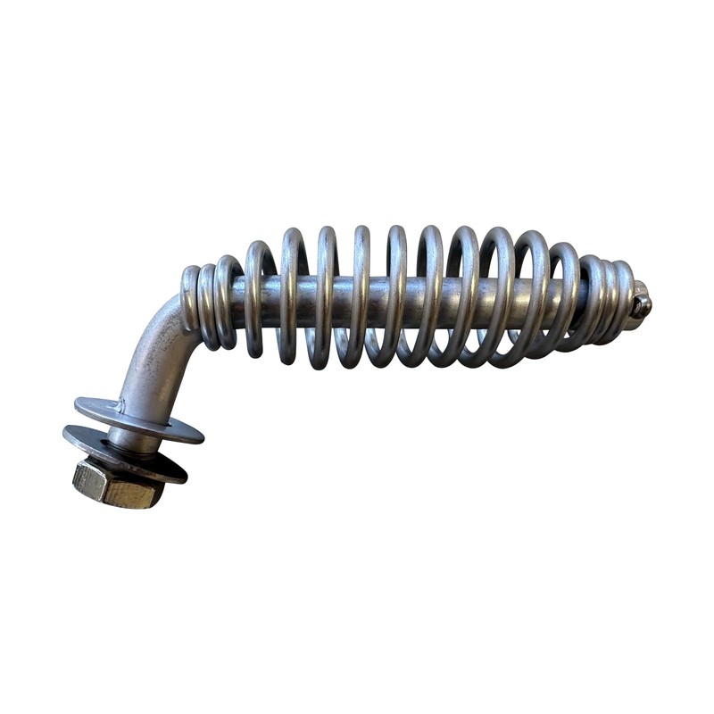 45 Degree Spring Handle with 1/2 inch Rod for BBQ