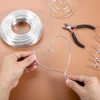 TECHZOCO Galvanized Iron Wire, Flower Wire, Craft Wire, Roll of
