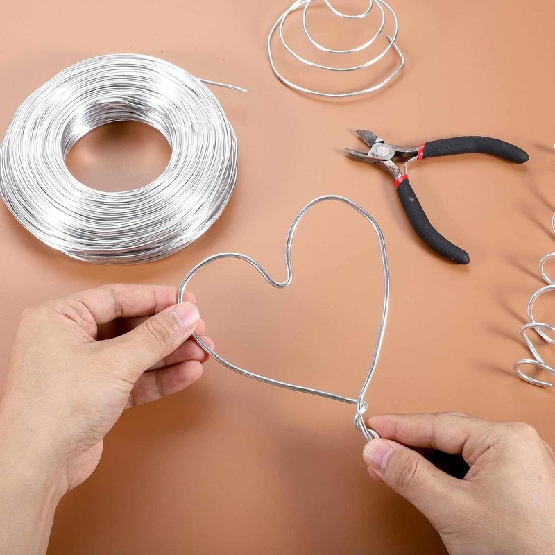 TECHZOCO Galvanized Iron Wire, Flower Wire, Craft Wire, Roll of