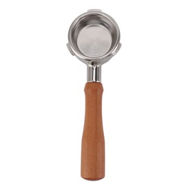 58mm Coffee Portafilter 3 Ears Stainless Steels Bottomless Portafilter Coffee Machine Accessories for Barsetto E Red Rosewood