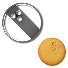 Mighty Gadget Bowling Ball Cookie Cutter - 3.75x3.75 Inches