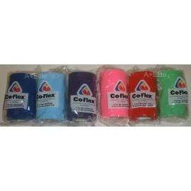 ANDOVER CO-FLEX 4"x5Yds 6-COLOR PACK Cohesive Flexible Elastic Bandages Neon USA
