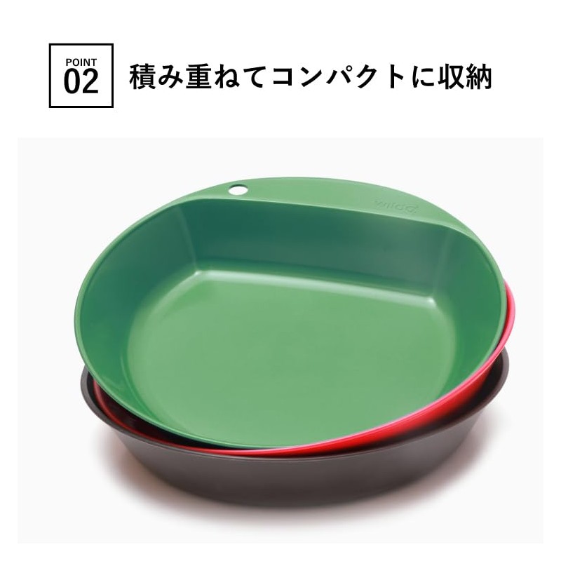WILDO Camper Plate Deep Green - Deep Plate Azure
