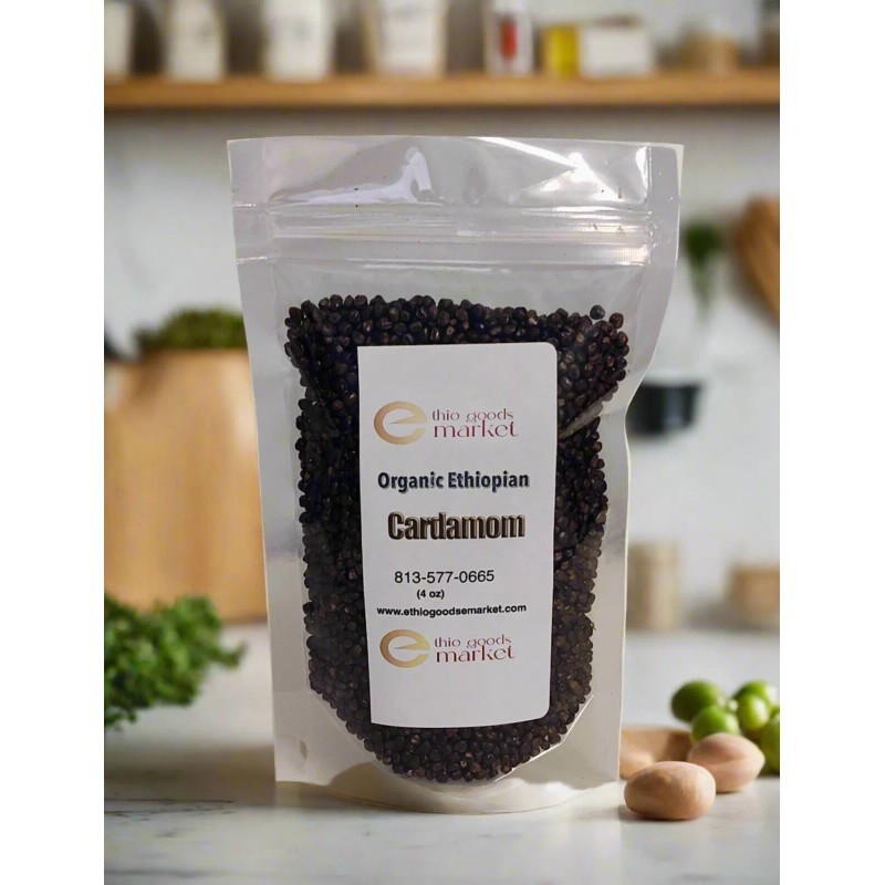Ethio Goods eMarket Organic Ethiopian Cardamom Whole Roasted - 4
