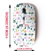 2.4G Wireless Mouse with Cute Pattern Design for All Laptops