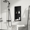 Bernkot Stainless Steel Shower Niche 24" X 12" Matte Black