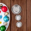 Samcos Plastic Model Paint Set, 8 Piece Set, Paint Dishes,