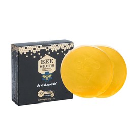 2pcs Bee Venom peptide Essential Oil Handmade Soap Reduces Dark Spots, Softer Skin,Hypoallergenic Beauty Soap, Sensitive Skin, Gentle Cleansing - Specification: 2pcs
