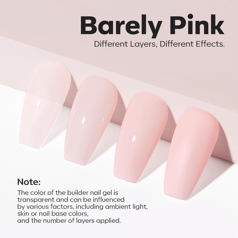 modelones Builder Gel for Gel Nails, 8 in One Builder