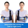 VELPEAU Arm Shoulder Elbow Immobilizer Sling Fracture Brace for Women