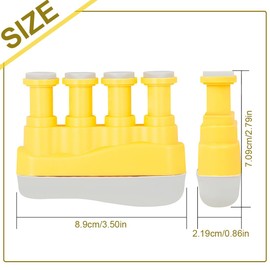 GNHG Guitar Exerciser, Finger Trainer, 2 Pieces Finger Trainer, Hand Trainer, Finger Trainer, Forearm Trainer, Muscle Exerciser Tool Accessories, for Musicians Climbing Athletes