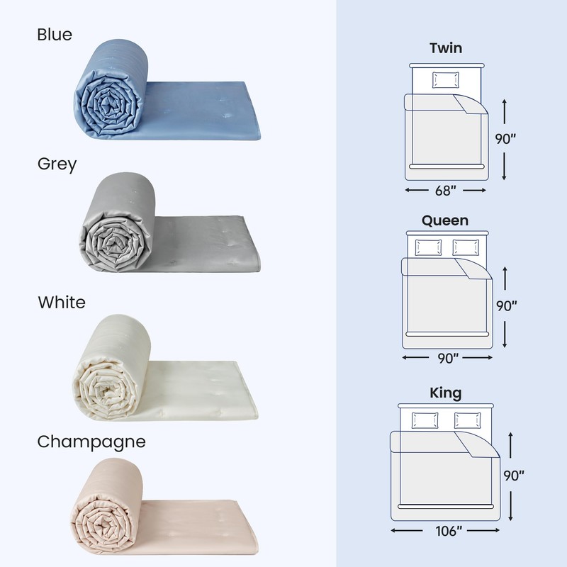 Amélie Home Cooling Comforter with Natural Tencel™ Lyocell, Cooling Blanket