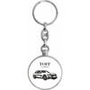 Toff London Black Saloon Car Keyring