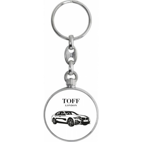 Toff London Black Saloon Car Keyring