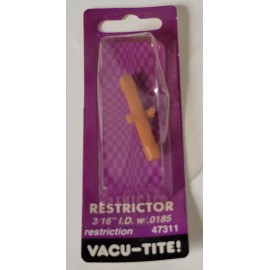 Dorman # 493-021 3/16” Hose Connector Coupling 0.0185" Orifice Restrictor - Vacu-Tite! 47311