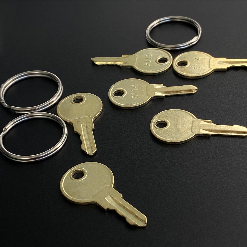 E114 Toilet Paper Towel Dispenser Key-6 Pack