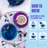 KHWAN’S TEA Butterfly Pea Flower - Premium Dried Blue Butterfly